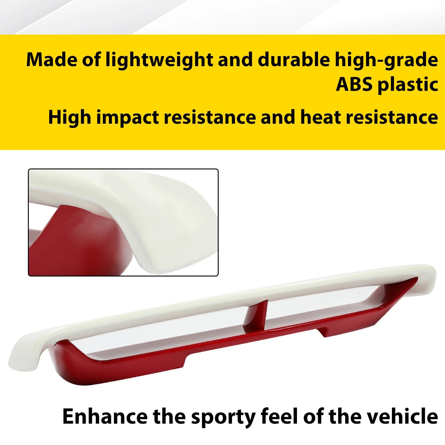 Trunk Spoiler Wing for Nissan 370Z Z34 (2009-2021) White