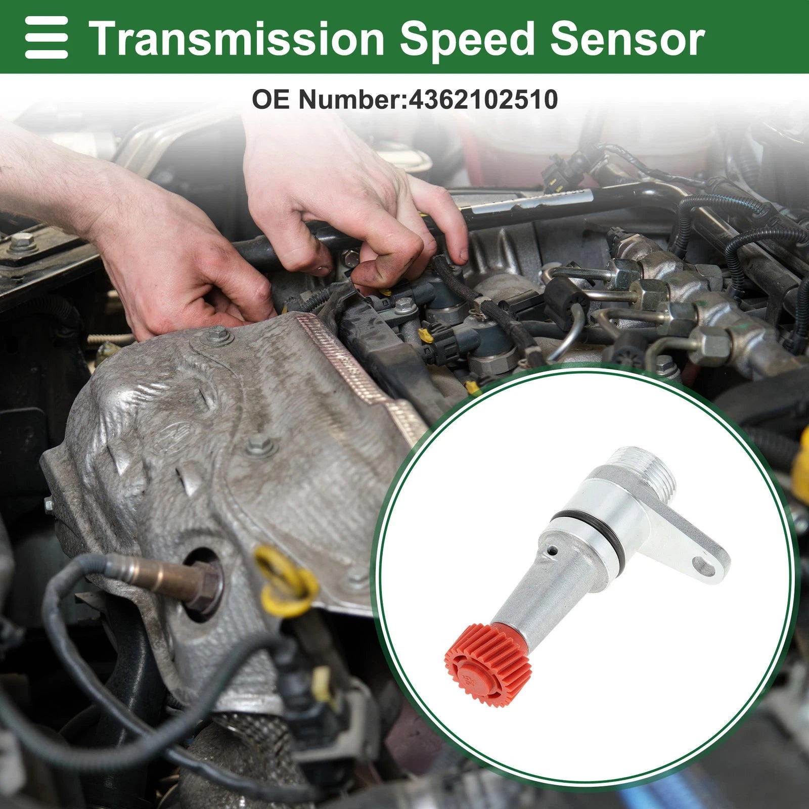 1 Pc Transmission Speedometer Speed Sensor No. 4362102510 for Hyundai i10 (2007–2013)