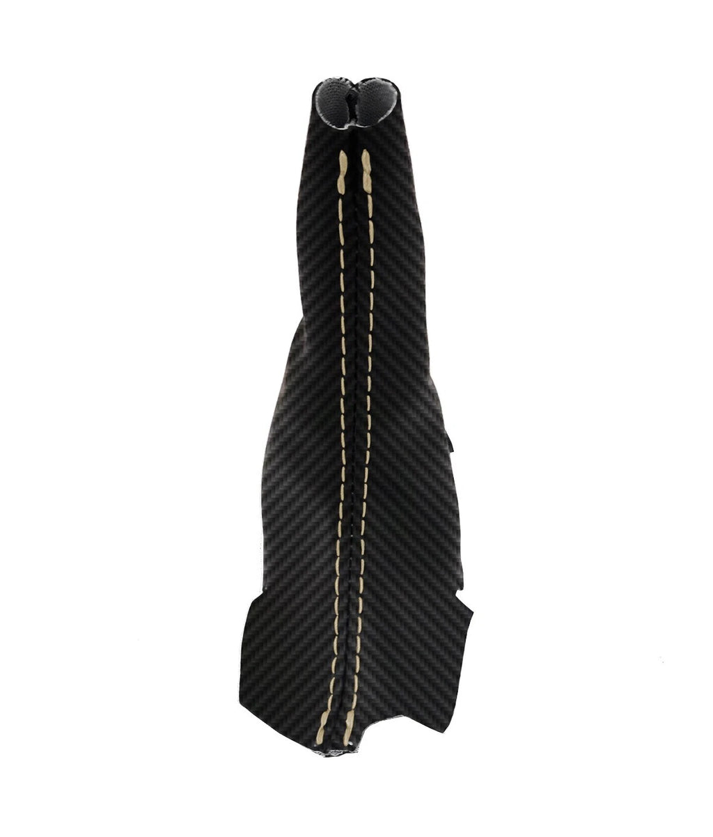 Automatic Shift Boot for Chevrolet Colorado (2015–2022) Carbon Fiber Beige Stitch