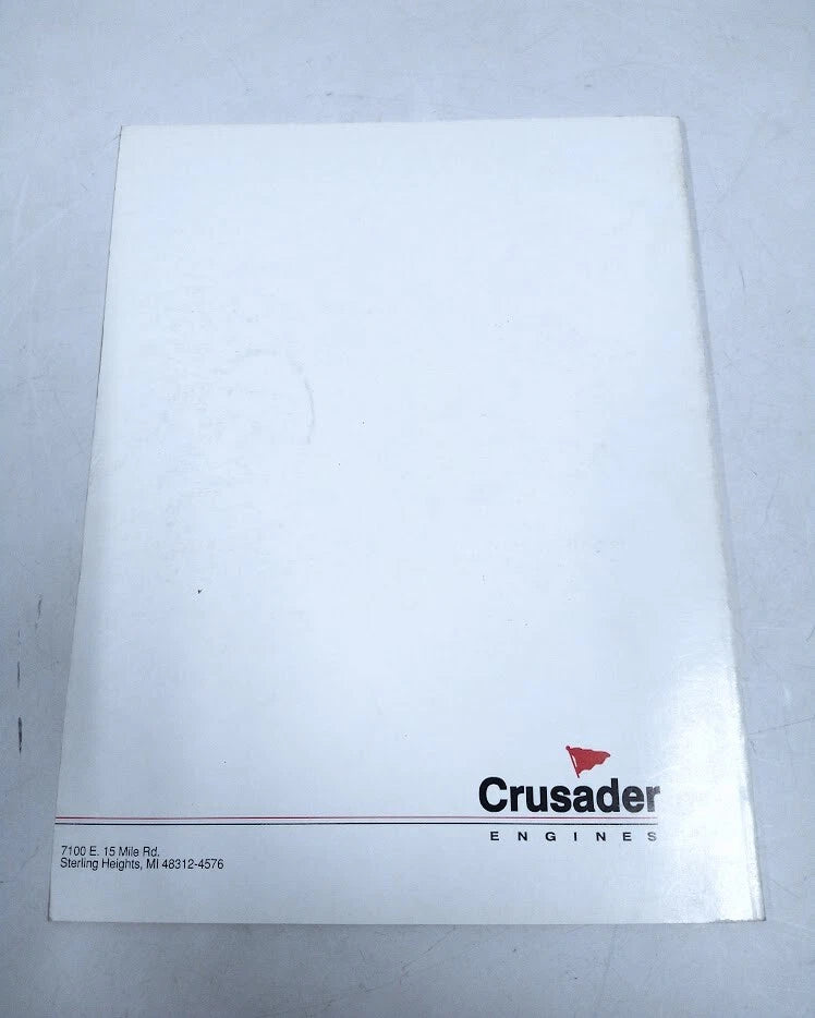 Crusader Engines TECM587 Installation Manual for XL Series
