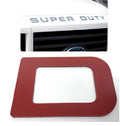 Premium Hood Inserts ABS Letters Front for Ford F250 Super Duty (2008–2016)