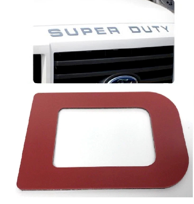 Premium Hood Inserts ABS Letters Front for Ford F250 Super Duty (2008–2016)