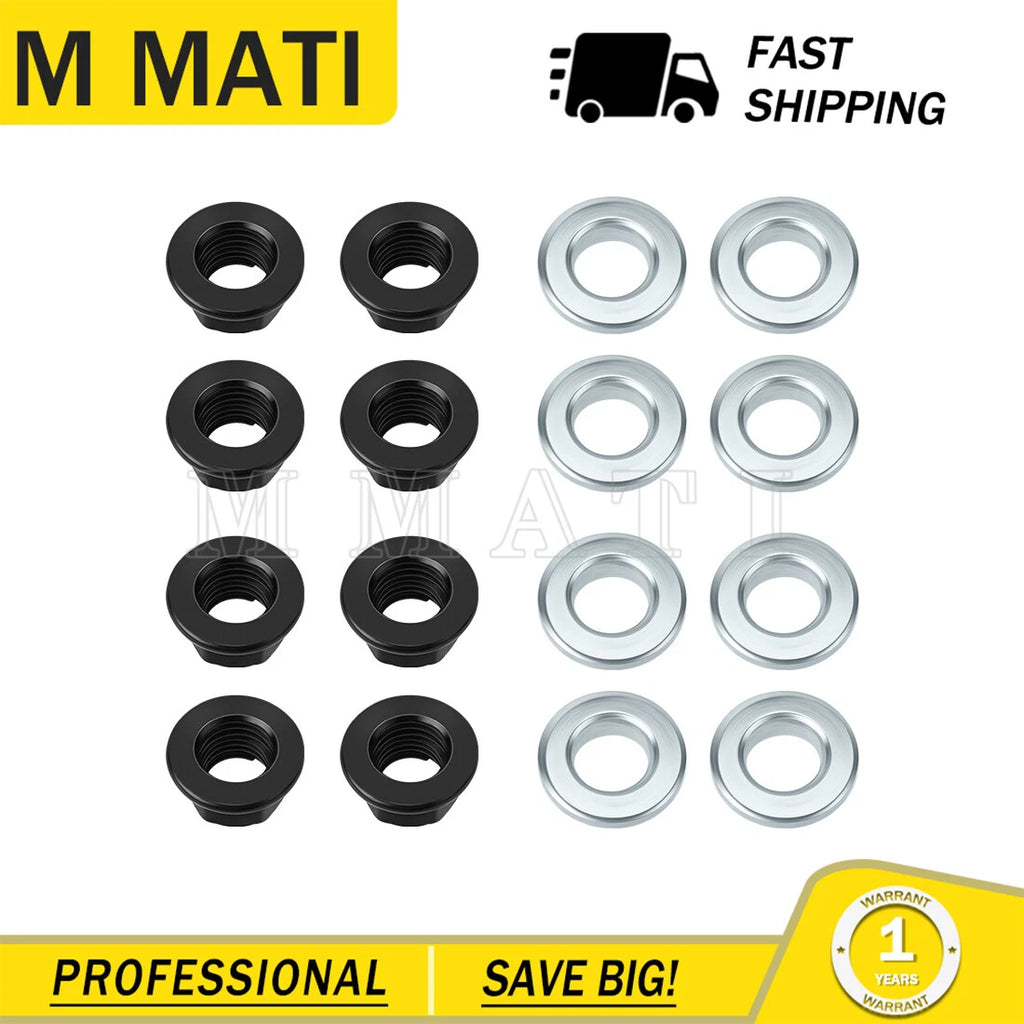 Set of 2 Wheel Hub Nuts for Suzuki LT-Z400 (2003–2007) LT-Z250 (2004–2008) 09140-10021