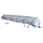 Jon Boat Cover for Jon Boat (12ft x 56in) Waterproof Trailerable Grey