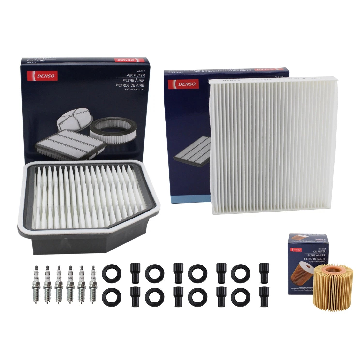 Tune Up Kit with NGK 6 Spark Plugs & Boots for Lexus IS250 (2006–2013)
