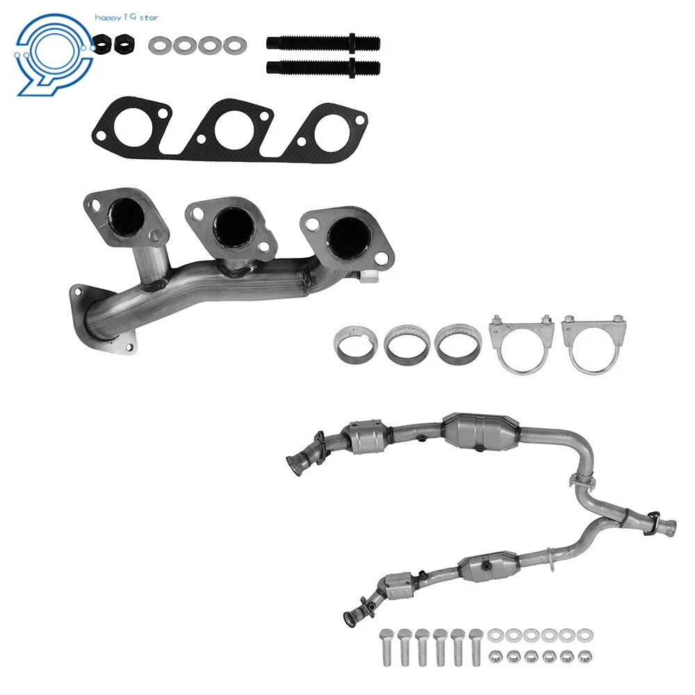 Set of 2 Catalytic Converters for Ford Mustang (1999–2004)