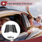 10 Pcs Door Pillar Window Trim for Volkswagen Tiguan (2018–2022)