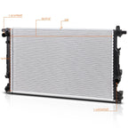 Aluminum OE Style Radiator for Dodge Dart (2013–2016) DPI-13323