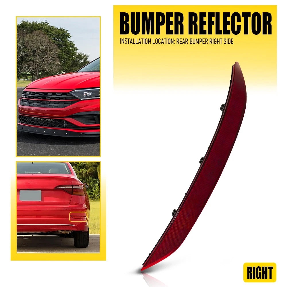 1pc Right Side Rear Bumper Reflector Light for VW Jetta (2019–2021)