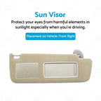RH Sun Visor for Toyota Prado (TRJ120, RZJ120, LJ120, KZJ120, KDJ120, GRJ120)