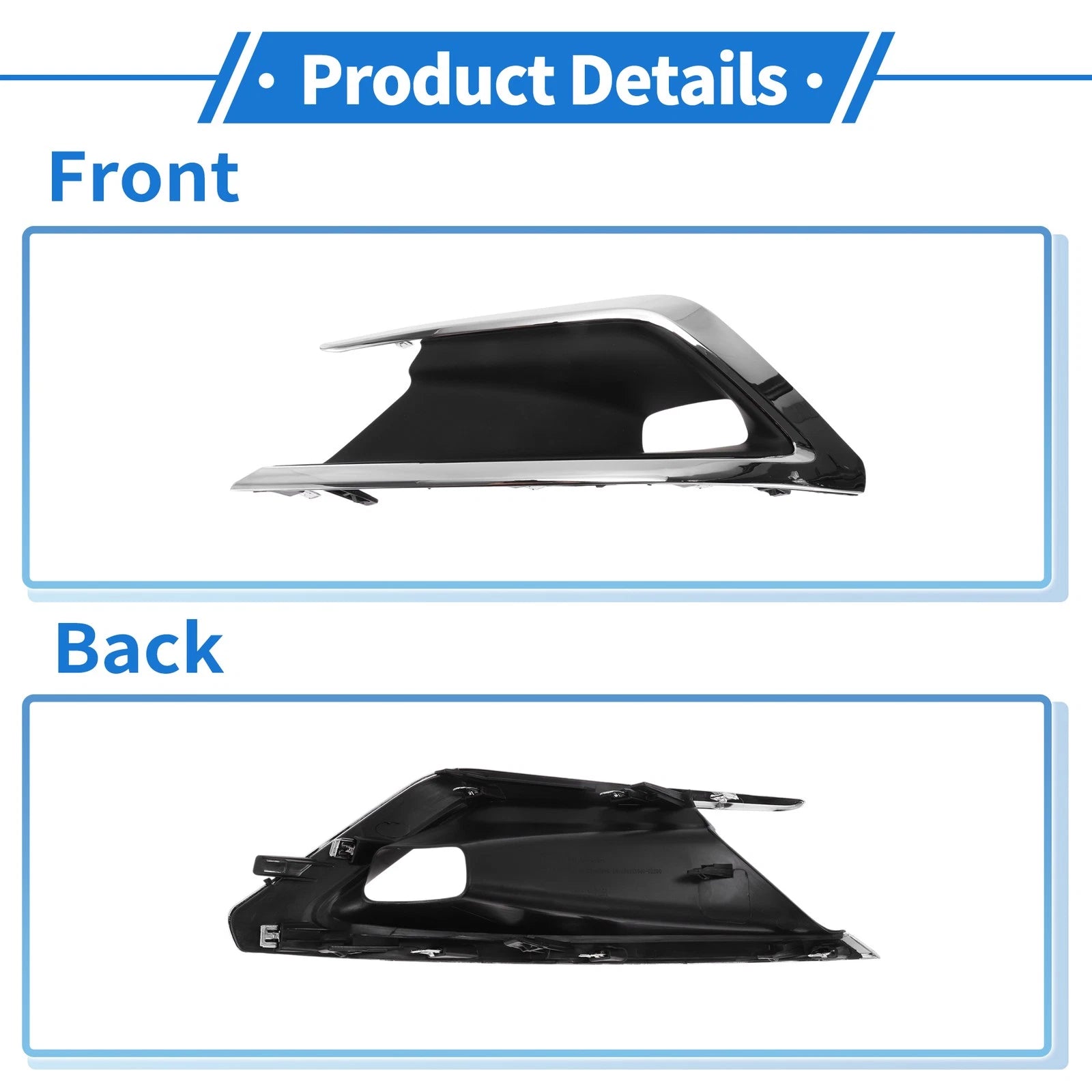 Front Left Fog Light Grill No. 5204002200 for Toyota Corolla (2015–2019)