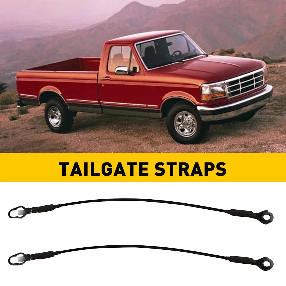Set of 2 Tailgate Cables for Ford F150 F250 F350 (1983–1996)