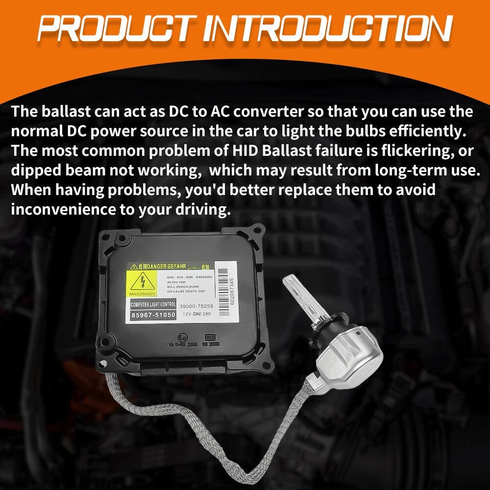 Xenon HID Headlight Ballast Control Module & Bulb for Lexus GS300 GS350 (2006–2011)