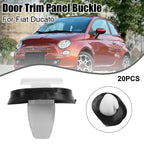 Set of 20 Door Trim Panel Clips for Fiat Ducato (71728806, 8565, 43, 856543)