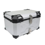 65L Waterproof Aluminum Motorcycle Trunk for Touring Bikes