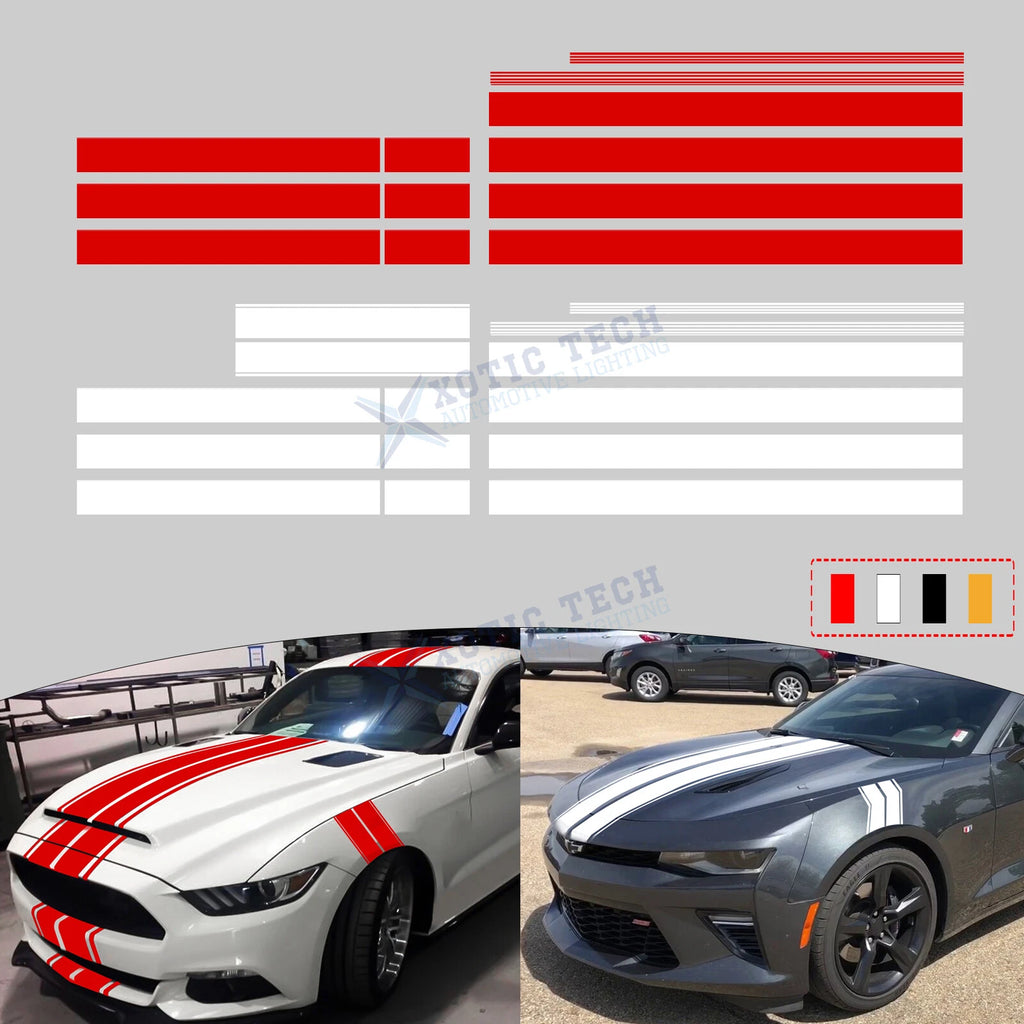 Fender Hash Mark Stickers for Ford Mustang (2015–2023)