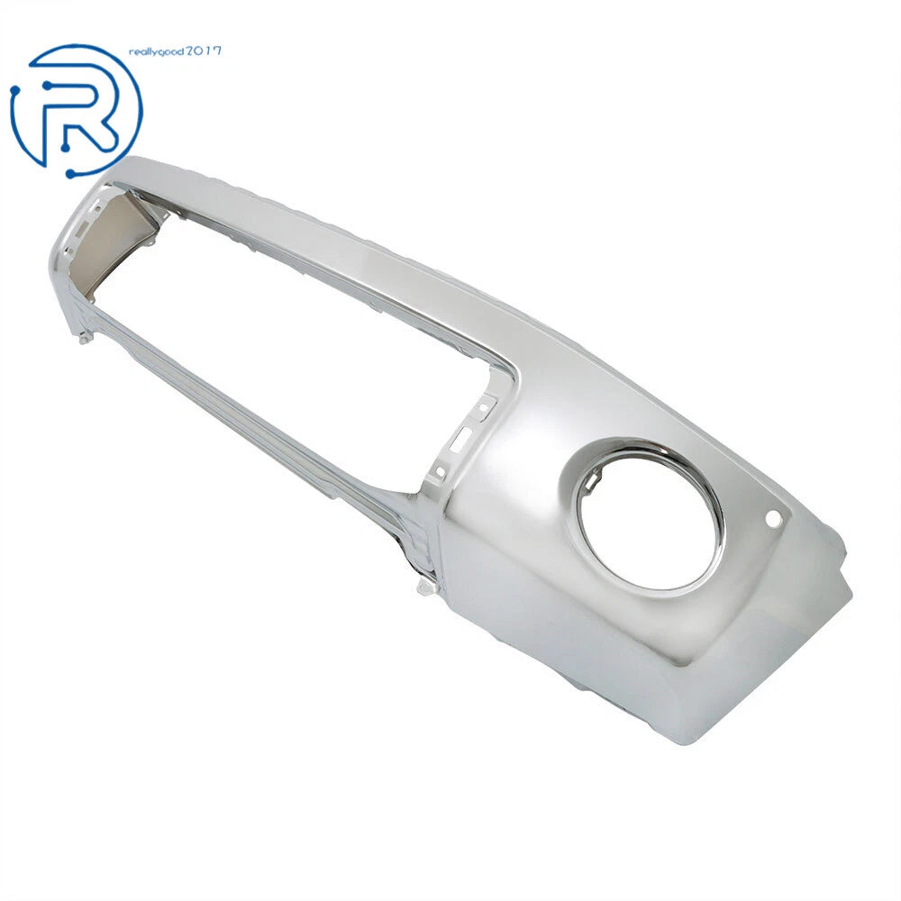 Chrome Front Bumper with Park Assist Sensor Hole for Toyota Tundra (2007-2014)
