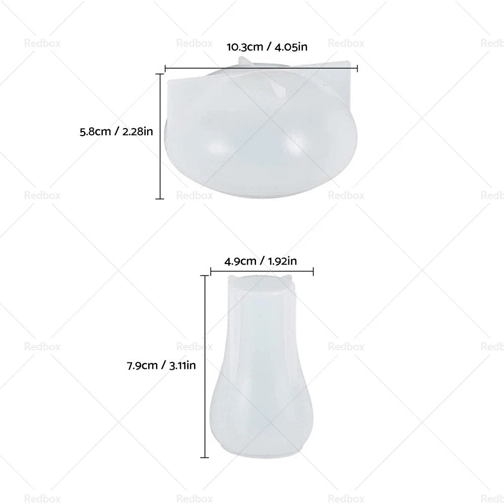 Mushroom Epoxy Resin Molds Set of 5 for DIY Home Decor