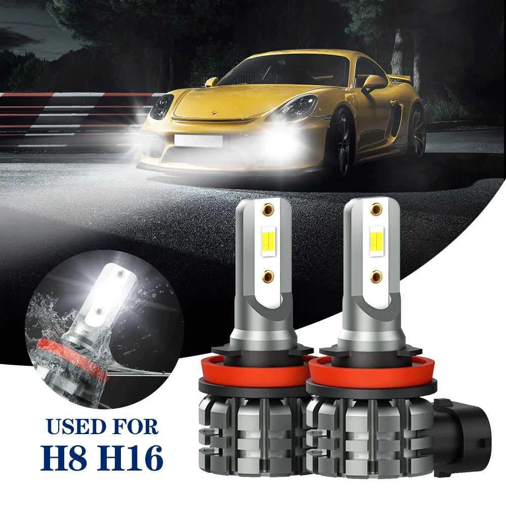 AUXITO H11 H16 H8 LED Fog Driving Light DRL 6000K 4000LM for