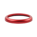 Red Stopwatch Compass Clock Cover Ring for Porsche 911 718 Boxster Cayenne Macan (2017-2023)