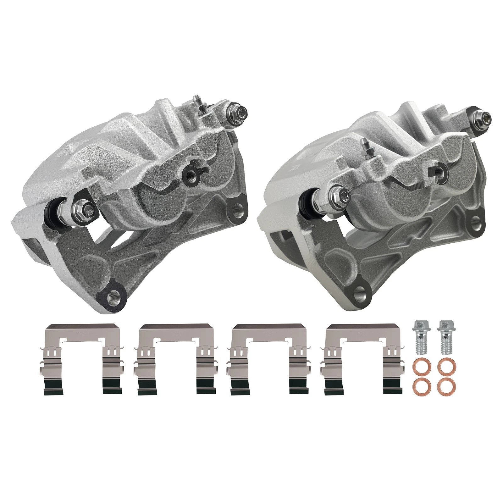 Set of 2 Front Disc Brake Calipers for Subaru Outback WRX (2010–2021)