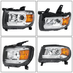 Front Left Headlight for GMC Canyon (2015–2022) Clear Lens Halogen