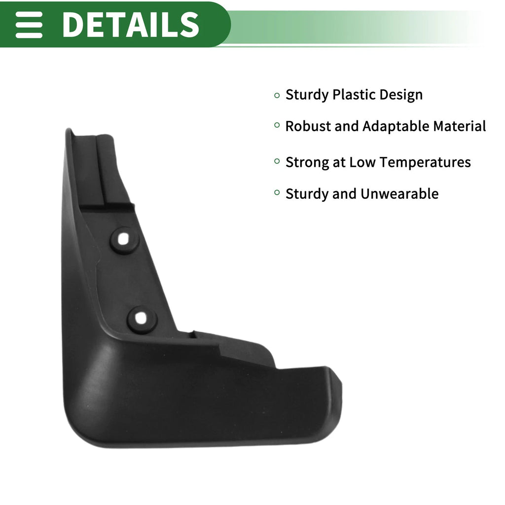 Mud Flaps Splash Guard for Chevrolet Cruze Hatchback (2017–2019) W/ Mounts