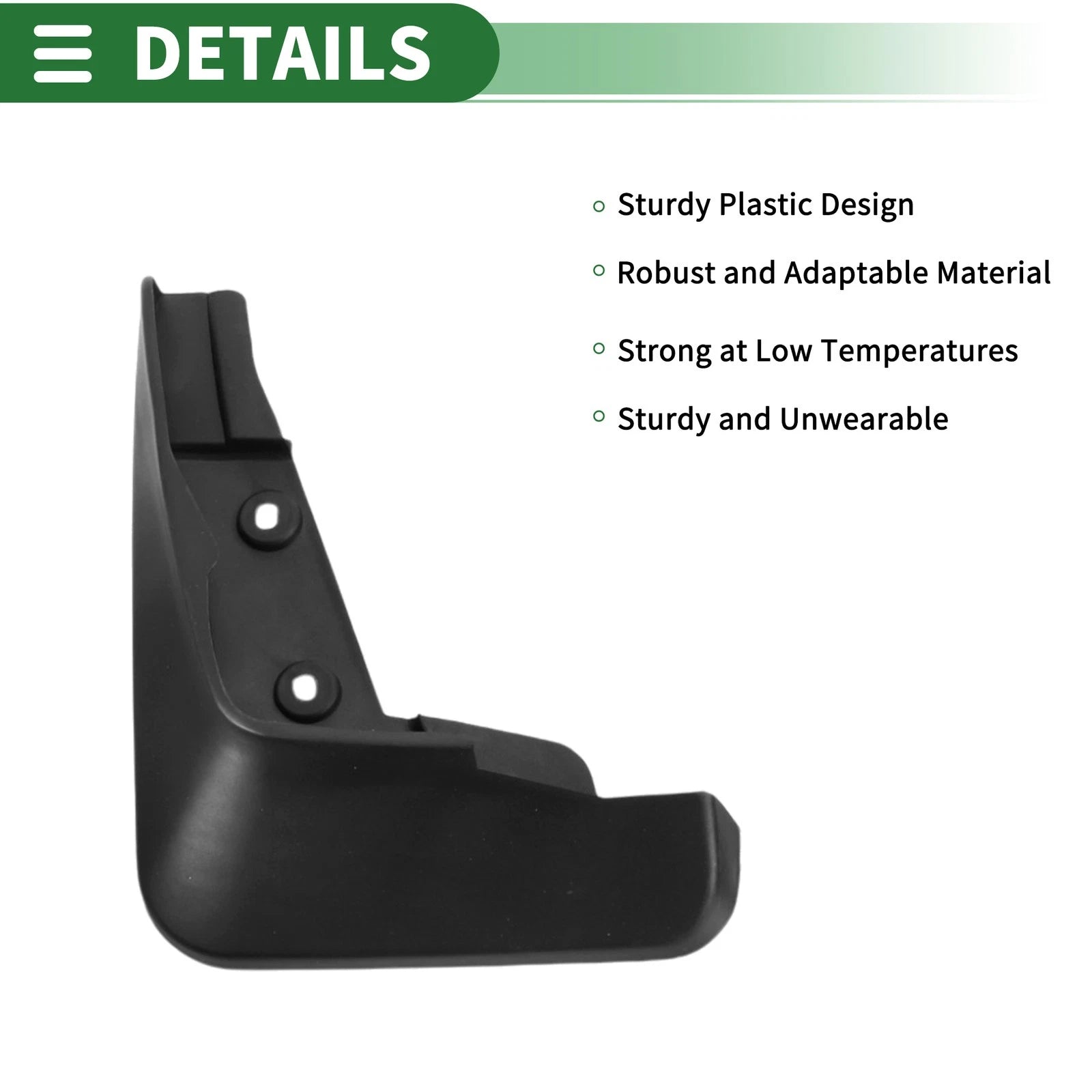 Mud Flaps Splash Guard for Chevrolet Cruze Hatchback (2017–2019) W/ Mounts