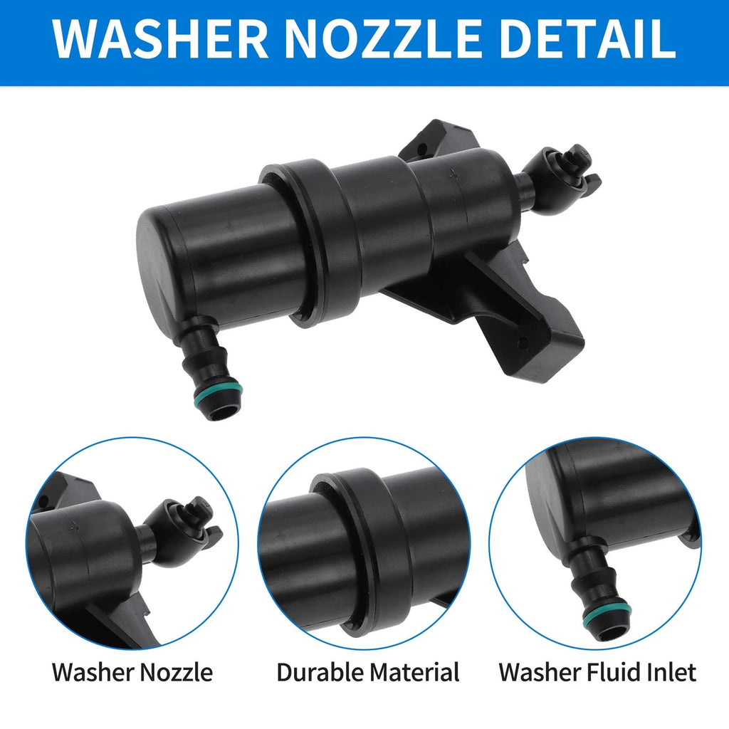 Front Right Headlight Washer Nozzle for BMW 750i 760Li 745i (2006–2008) No. 61677137402