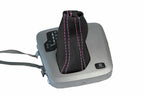 Leather Automatic Shift Boot Cover for Volvo XC90 (2003–2014) Black Pink Stitch
