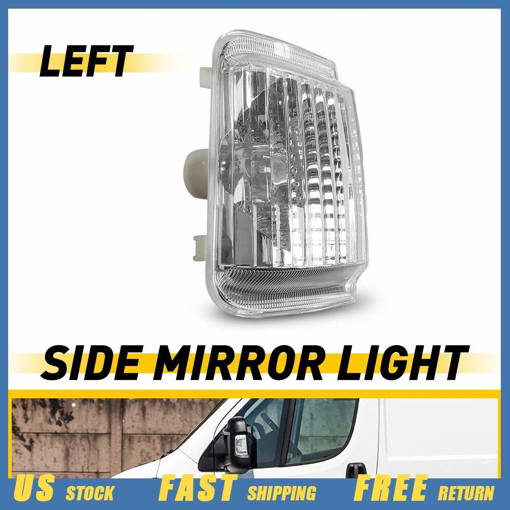 Left Mirror Turn Signal Lamp Lens for Ram ProMaster 1500 2500 (2014–2023)