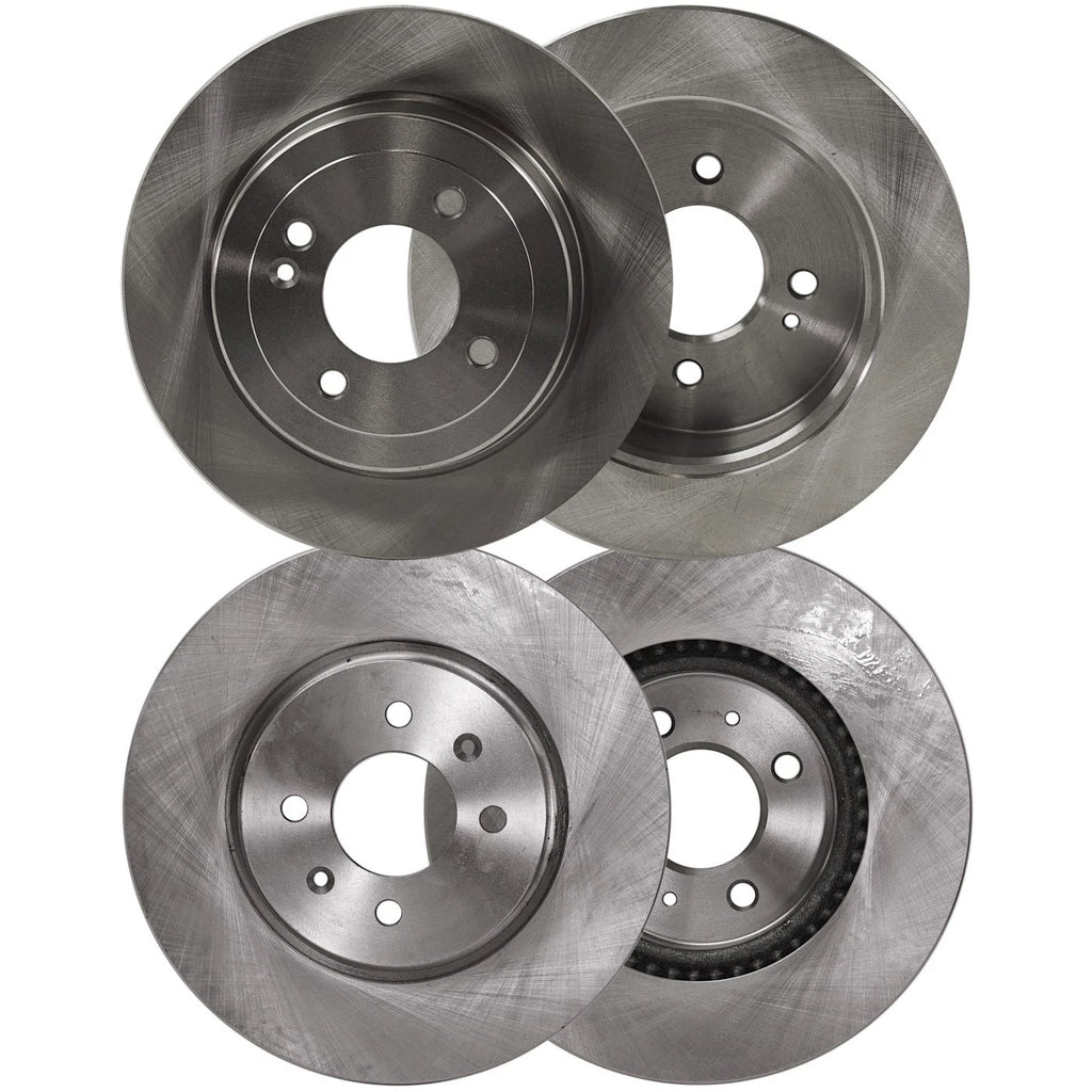 Set of 4 Brake Disc Rotors for Kia Rio Hyundai Accent (2018–2022)