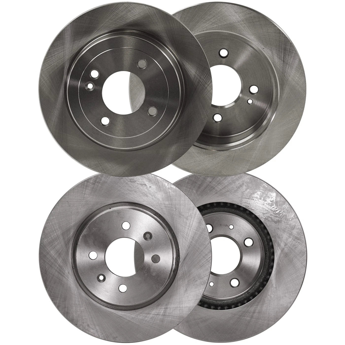 Set of 4 Brake Disc Rotors for Kia Rio Hyundai Accent (2018–2022)