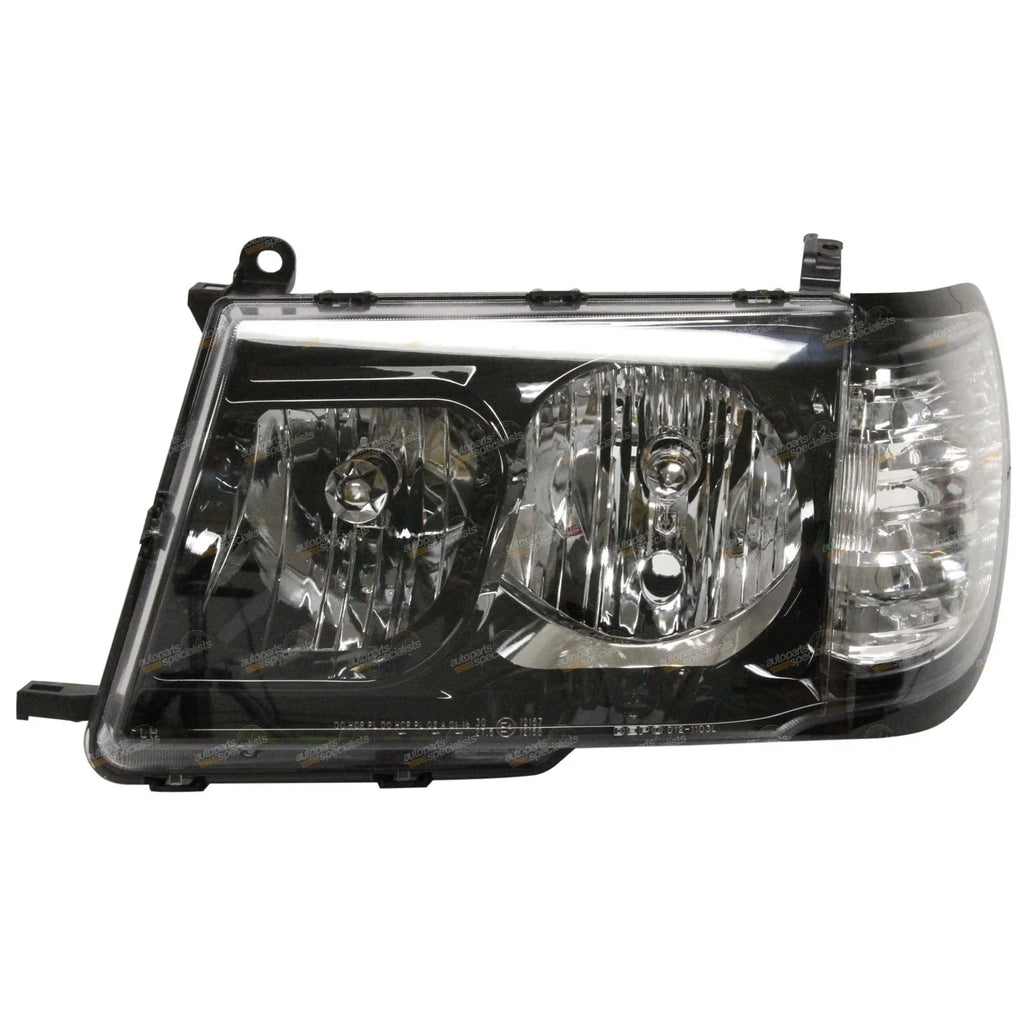 2 x BLACK Altezza HeadLights LH+RH for Toyota Landcruiser (1998–2005)