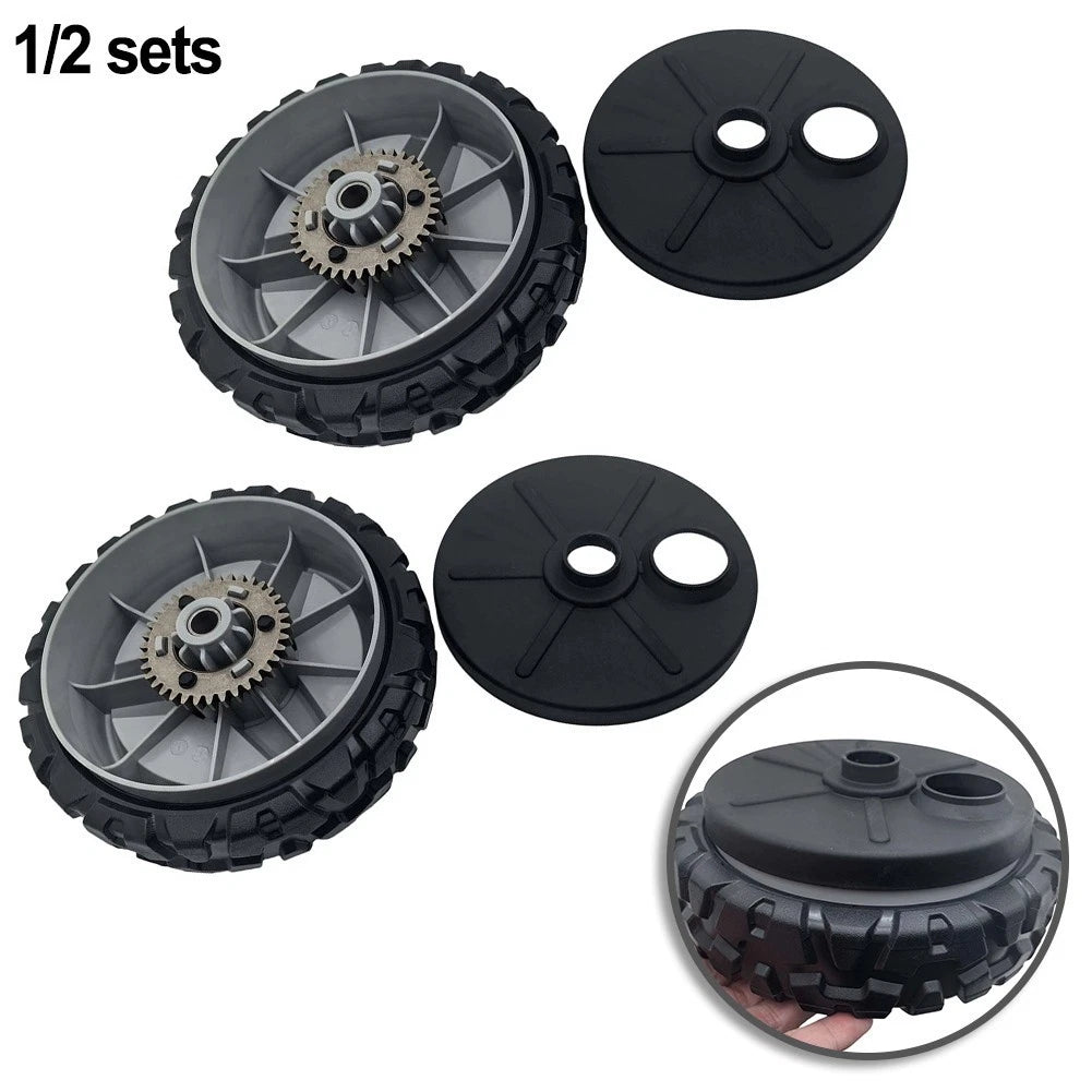8in Drive Wheels with Dust Covers for Honda HU700AWD HU725AWD (2010–2023)