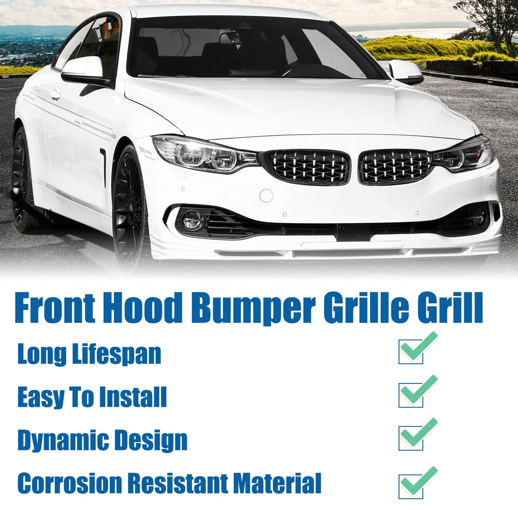 1 Pair Front Hood Bumper Grille for BMW 428i xDrive 430i xDrive 440i (2014–2020) 767153888595