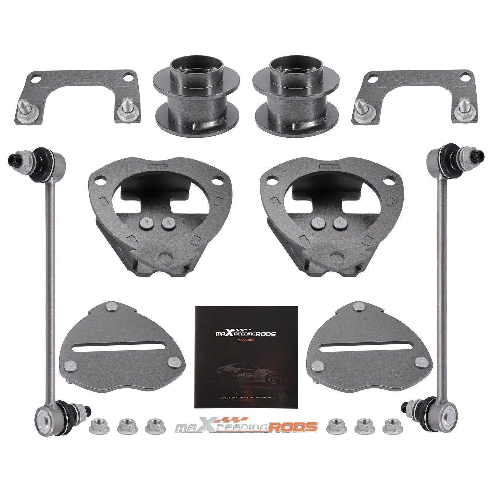 2 Inch Lift Spacer Kit Front Rear for Honda Odyssey (2018–2024) w/ Brackets