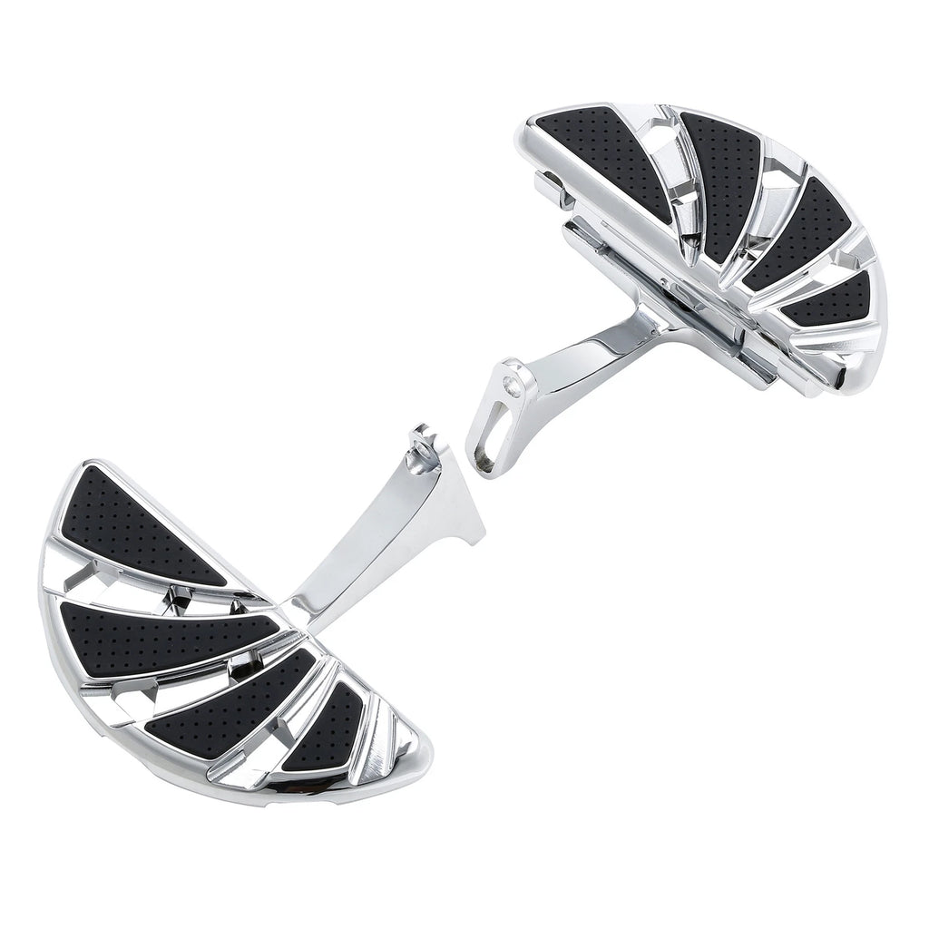 Rear Passenger Floorboards for Harley Road King (1993–2025) Chrome