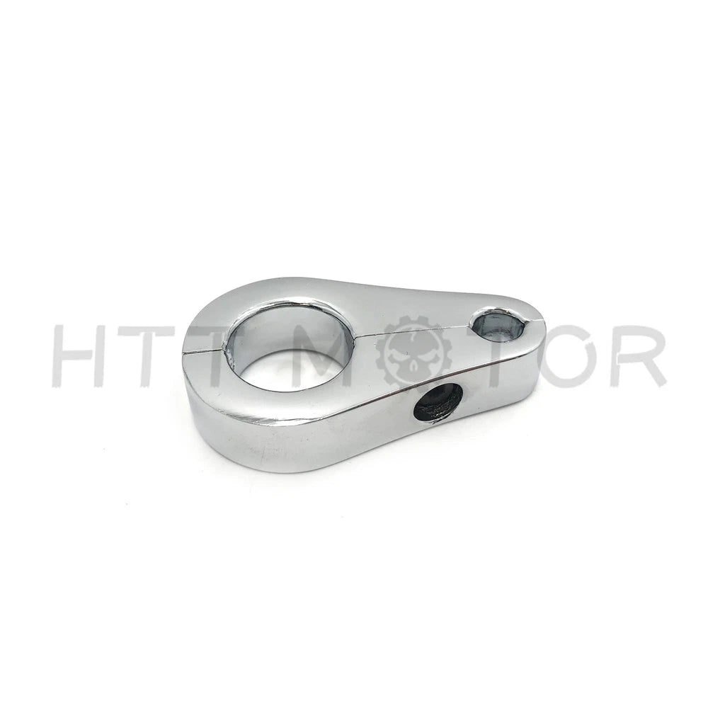 Set of 4 Billet Aluminum Brake Line Clamps for Honda TRX250EX, Yamaha Raptor 660