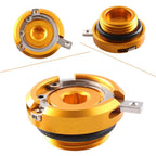 Oil Filler Cap Set for BMW S1000RR (2009-2013) Gold Motorcycle