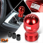 J2 Teardrop Shape Aluminum 6-Speed Manual Shift Knob for Universal Fit (RHD)
