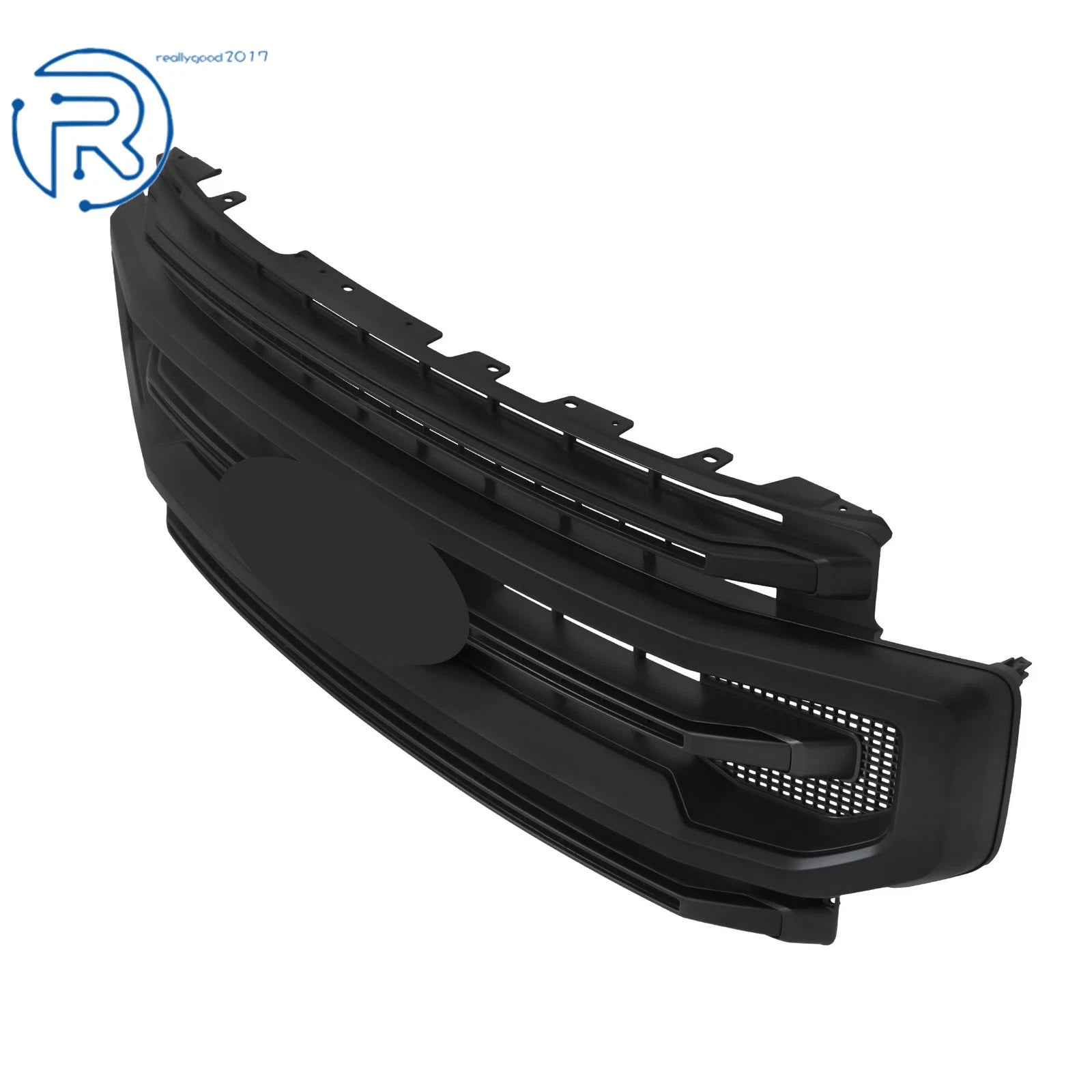Grille Cover for Ford F250 (2020-2022) Black Matte Plastic