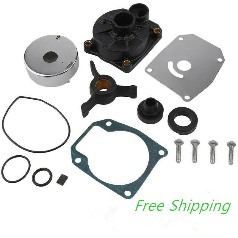 Water Pump Impeller Kit for Evinrude Johnson 40/45/48/50HP (1990–2023) 438592 433548 433549