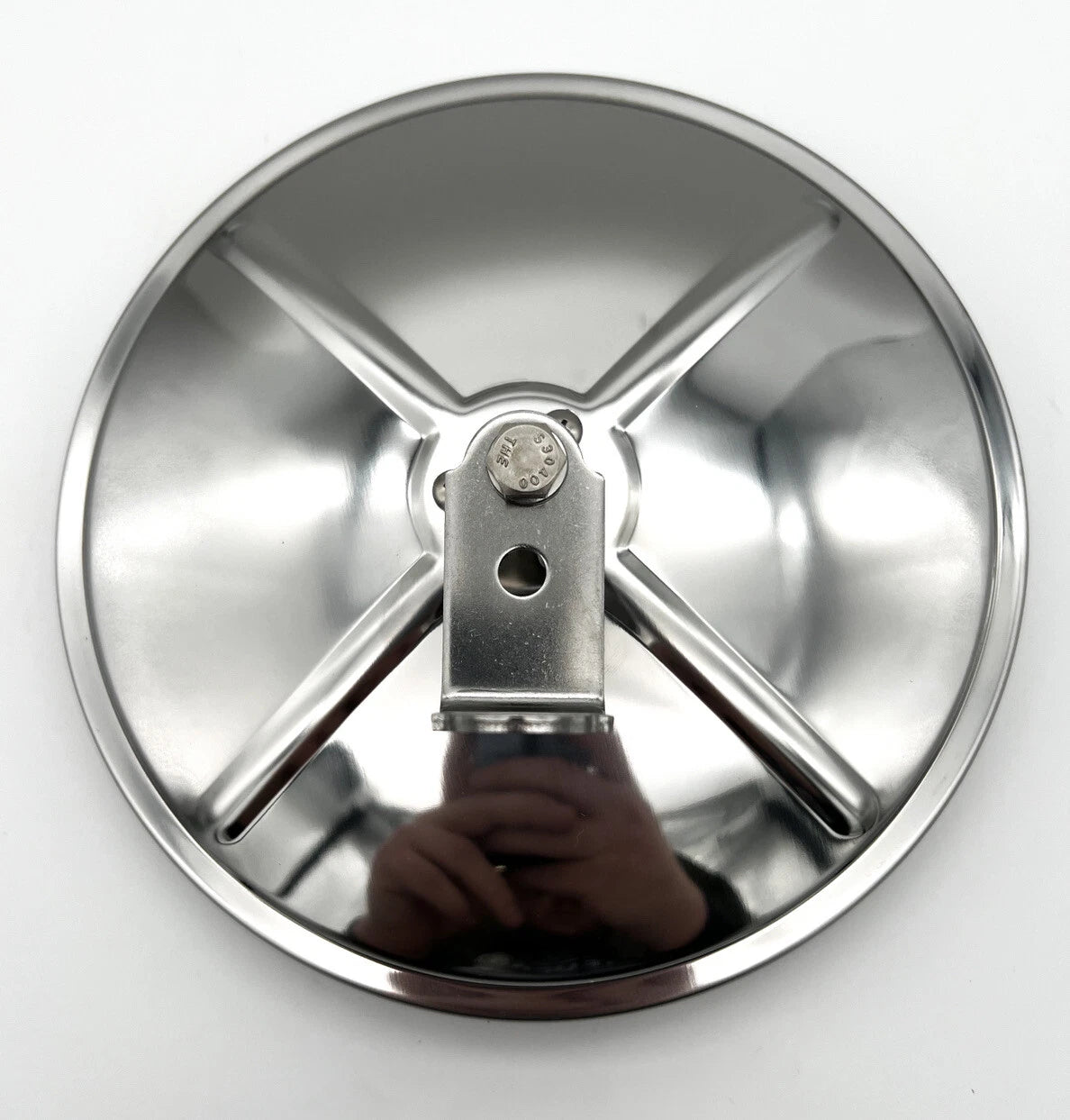 Stainless Convex Round Mirror Center Mounting Stud for Universal Trucks (2010–2025)