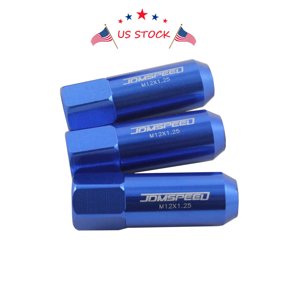 Set of 20 Extended Wheel Rim Lug Nuts for Nissan Suzuki (M12X1.25)