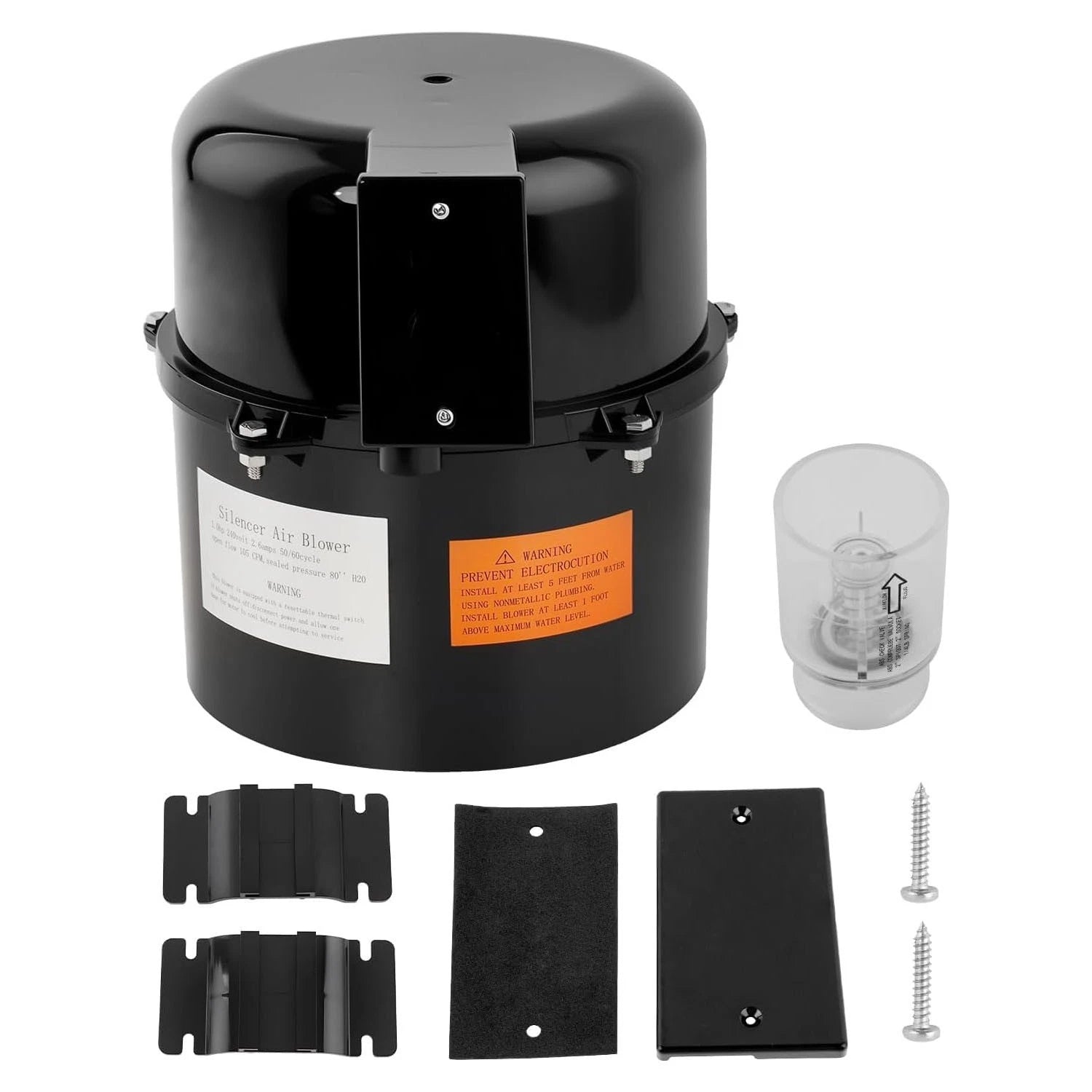 Pool Spa Blower for Air Supply Silencer 2" Plumbing 1HP 240V (6310241)