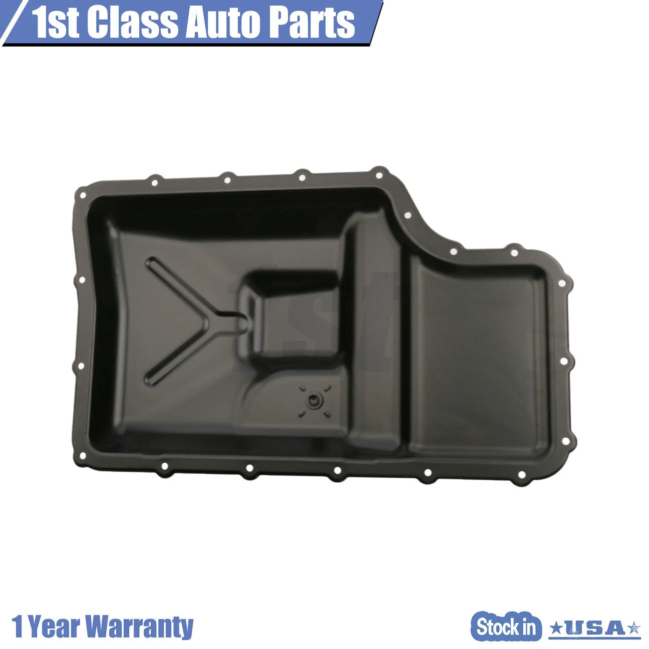 Transmission Oil Pan with Drain Plug for Ford F-250 F-350 F-450 F-550