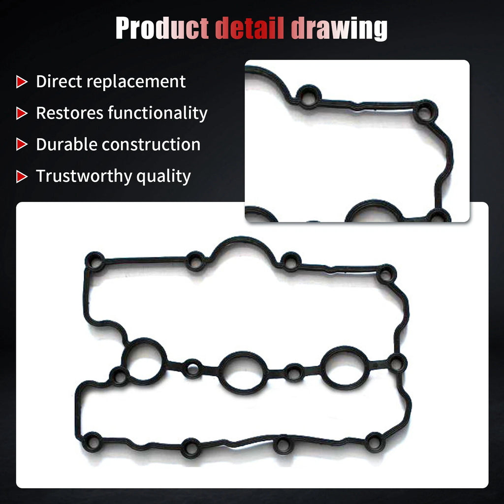 Valve Cover Gasket for Audi S4 S5 A6 Quattro Q5 Q7 Volkswagen Touareg (2009–2012)