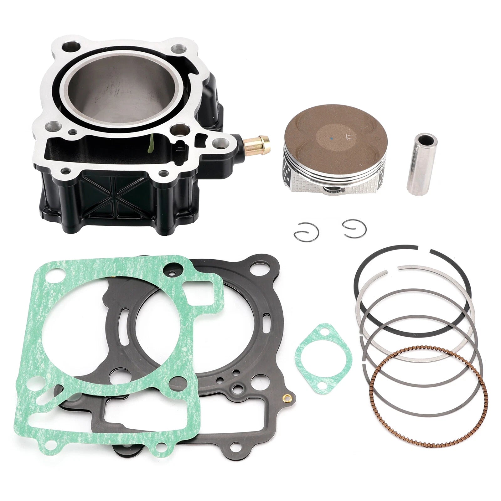 77mm Cylinder Piston Gasket Kit for Bajaj Pulsar NS200 RS200 AS200 (2012–2023)