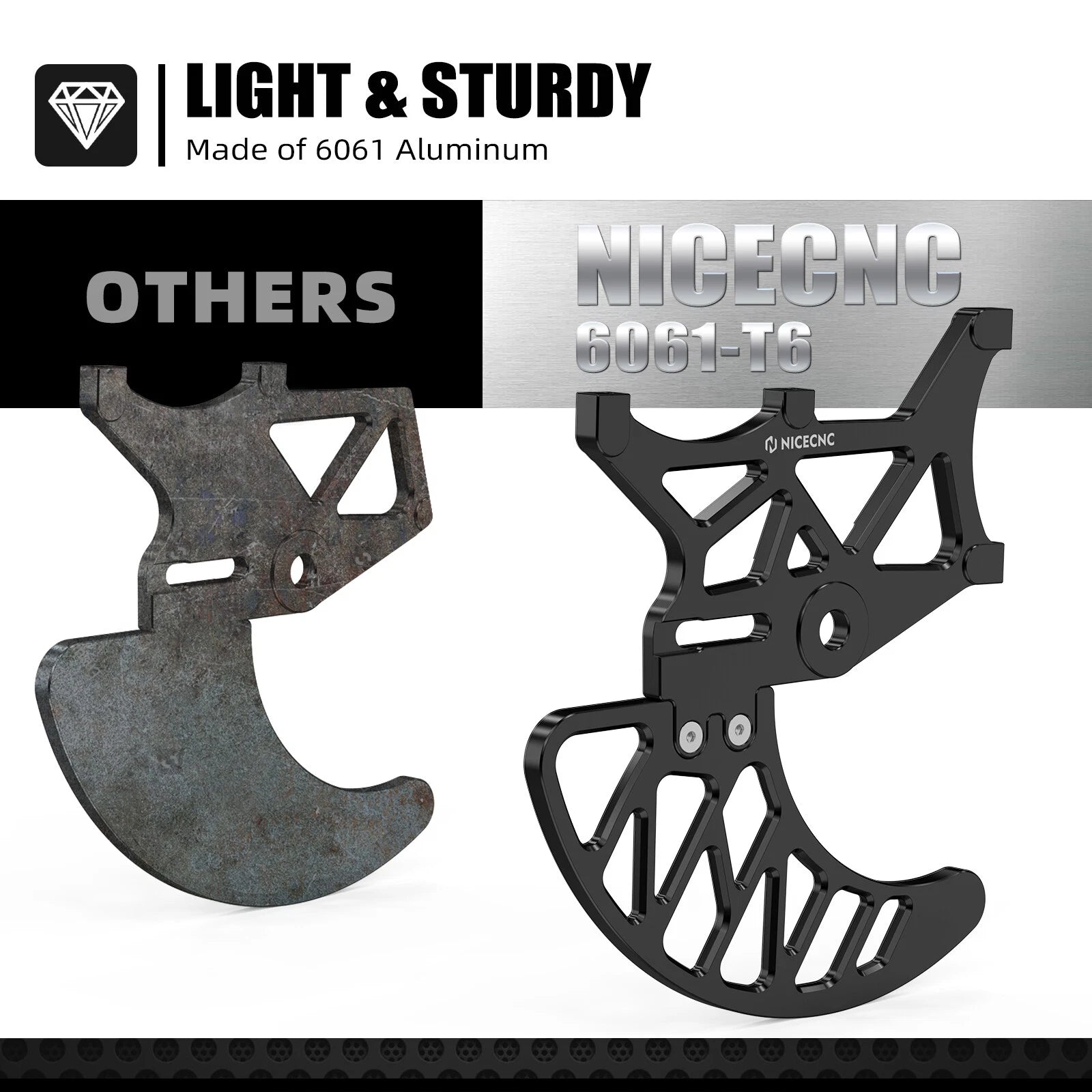 Rear Brake Disc Cover Caliper Guard for Surron Light Bee X S L1E